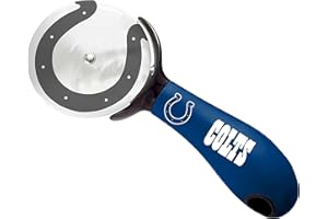 SPORTSVAULT Sports Vault NFL Indianapolis Colts Pizza Cutter, 7.9” x 3.1”