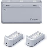 Potensic Atom Parallel Charging Hub with 2 Smart Batteries and 1 Super Quick Charge Adapter, Only for Atom Series