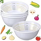 Nuogo 4 Pcs Portion Control Bowl Measuring Bowls Food Measuring Cups Portion Control Containers For Adults Weight Loss Bariatric Diabetes Healthy Eating(Classic Style)