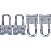Adjustable Coil Spring Lowering-Leveling Clamp Kit -4 Coil Spring Stabilizes Set for Car Coil Spring Suspension
