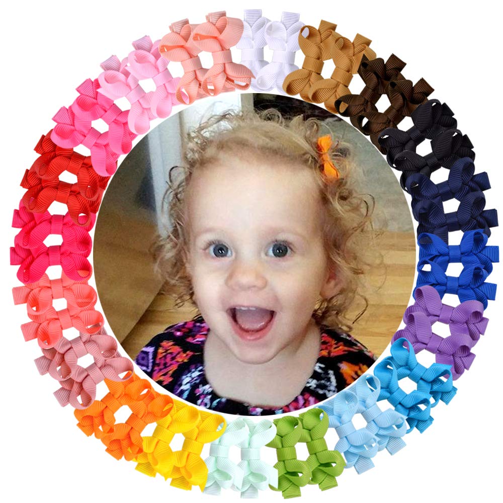 mini alligator hair clips baby