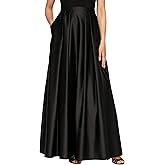 Alex Evenings Womens Full Length Formal Maxi Skirt, Perfect for Special Evening to Party Guest (Petite and Regular Sizes)
