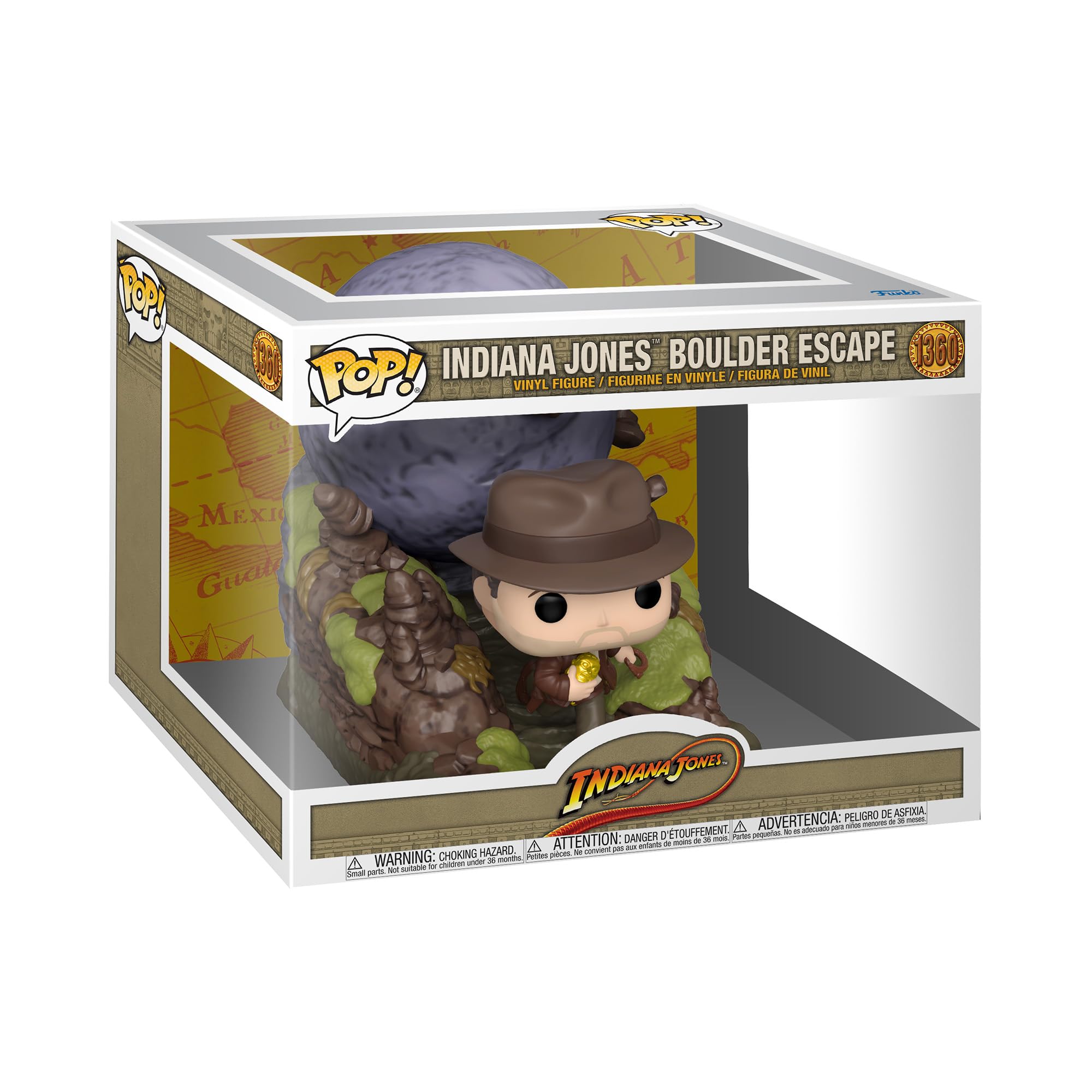 Funko Movie Moment: Indiana Jones - Boulder Scene - Collectable Vinyl Figure - Gift Idea - Official Merchandise - Toys for Kids & Adults - Movies Fans - Model Figure for Collectors and Display