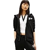 Tommy Jeans womens Medium Weight Zip Up Hoodie With Printed Logo and Drawstring