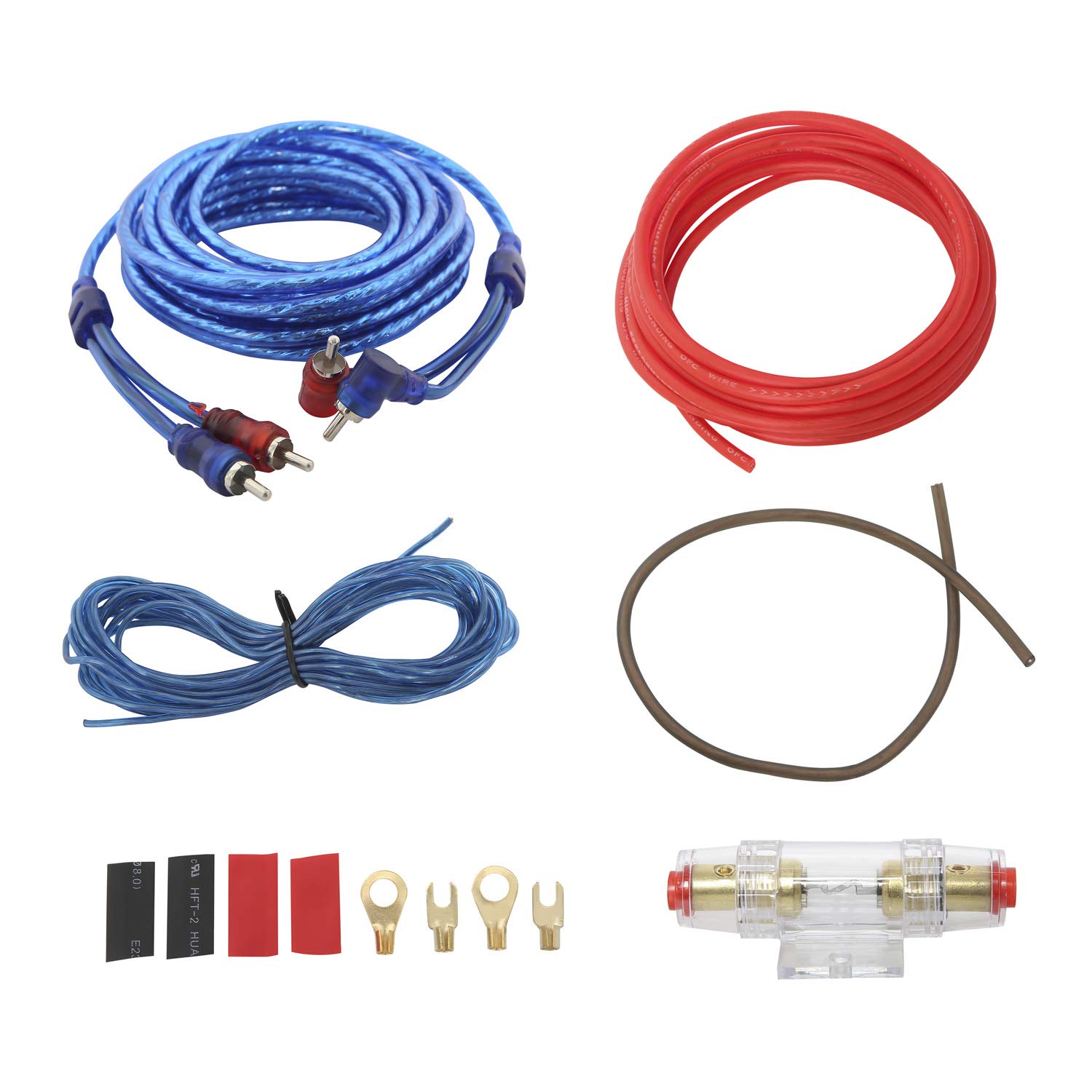 Car Power Amplifier Installation Kit 8/10 Gauge