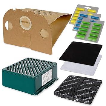 68 tlg Sparset passend für Vorwerk Tiger 251 252 30 Filtertüten 8 Filter Duft