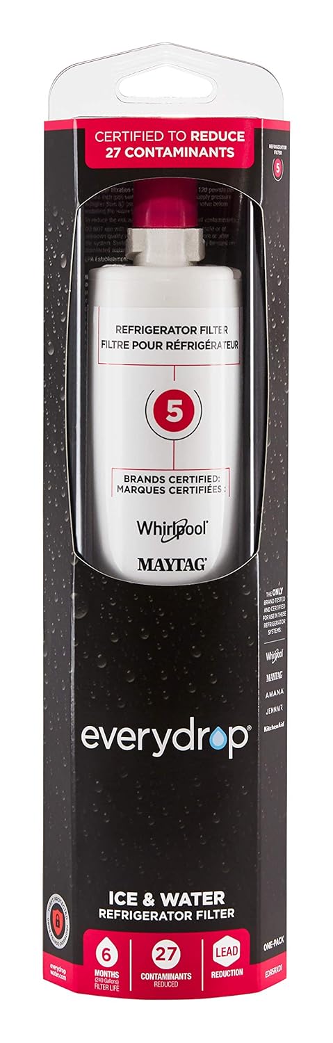 EveryDrop by Whirlpool EDR5RXD1 EveryDrop 5 Refrigerator Water Filter,1 Pack