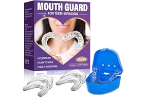 WEEPING WILLOW OIL CO Mouth Guard for Grinding Teeth at Night, Upgraded Night Guard Mouth Guard for Sleeping Stop Bruxism and Teeth Clenching with Hygiene Case