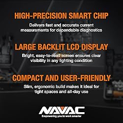 NAVAC NMC1 Digital Clamp Meter - HVAC Multimeter