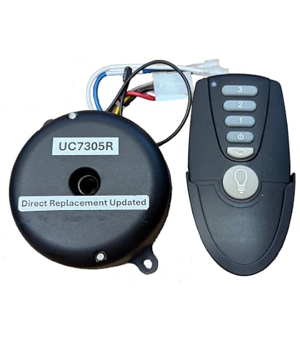 MFP UC7301R Ceiling Fan Receiver – Replacement For 7301R-01 Model, 3.5" Diameter, 4.5" Width, 1.5" Depth, Compatible With Remote Control Fans