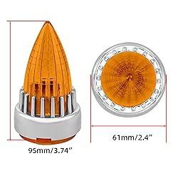 FATECIM 2X 2 inch Bullet Turn Signal Light