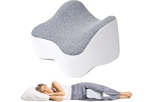 UJPFEO Knee Pillow for Side Sleepers,Leg Pillows for Sciatica,Knees,HIPS,Joints Between Legs,Back Pain Relief When Side Sleeping Spine Alignment Support for Knee Surgery Recovery