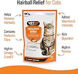 VETIQ Healthy Bites Hairball Relief Treats Cats & Kittens 65 g Pack of 4 view 4