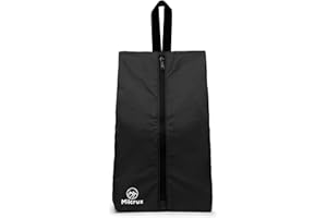 Miicrux Travel Shoe Bag, Odor Absorbing Bag, Water Resistant, Shoe Storage, Organizer Shoe Pouch with Zipper for Men and Women