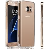 SWEES Phone Case Compatible Samsung Galaxy S7 (2016 Released), Slim Thin Soft Silicone Gel TPU Clear Back Case Shock Absorbing Protective Cover 5.1 inch, Crystal Clear