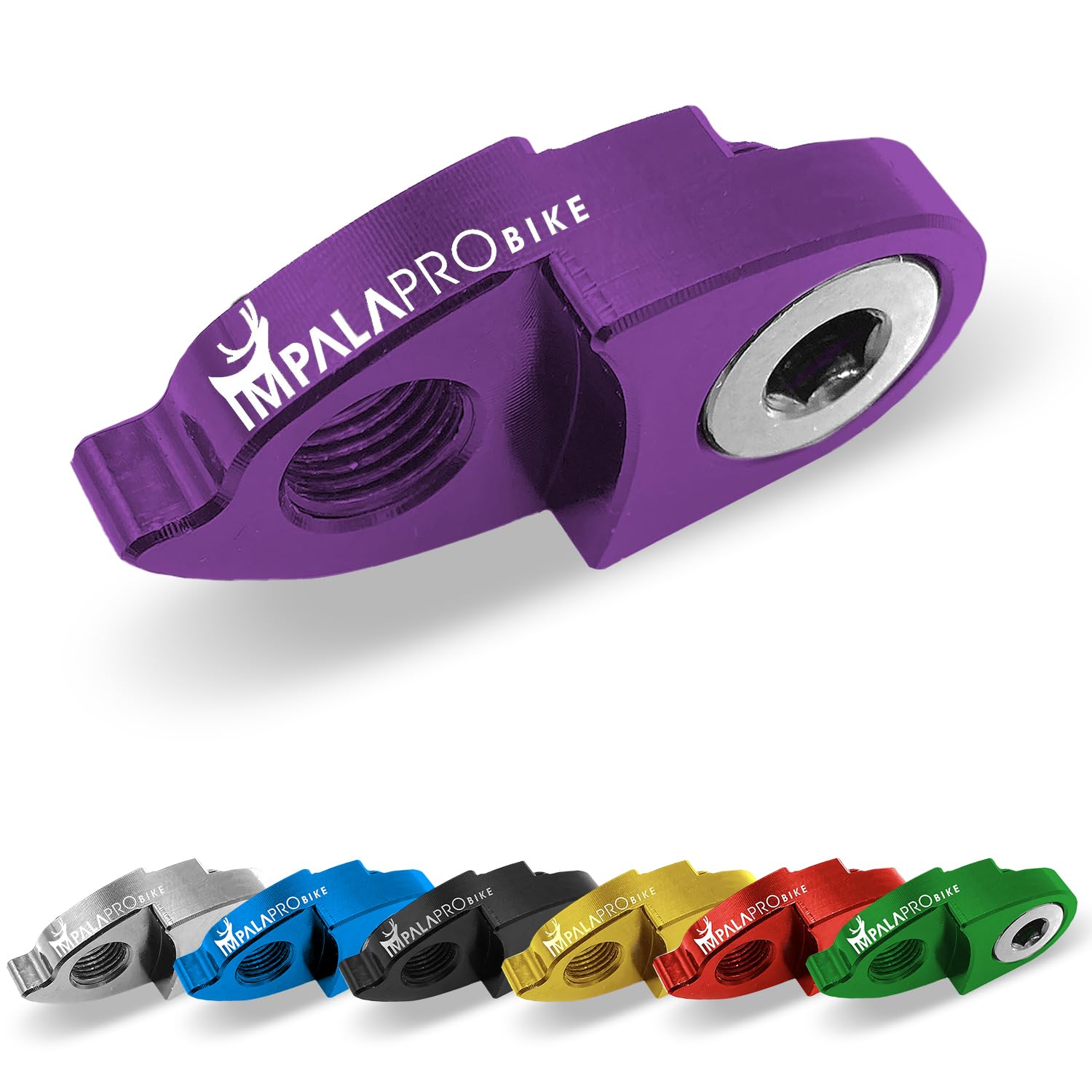 IMPALAPRO BIKE Rear Derailleur Hanger Extender - Shimano Derailleur Hanger - Carrera Gear Hanger - Rear Derailleur Extender - Bike Derailleur Hanger - High Durability and Compatibility (Purple)