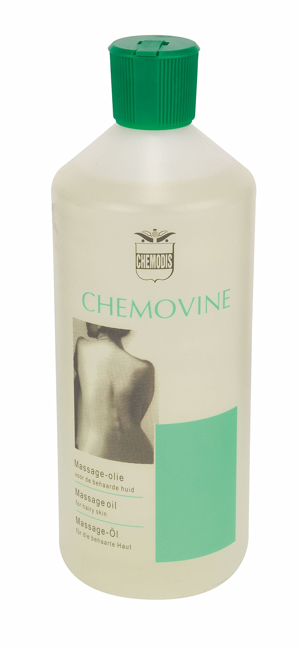 CHEMOVINE Hypoallergenic Massage Oil – Non Greasy, Long Lasting & Water Soluble – Ideal for Sensitive Skin & Professional Use – Absorbs Easily, No Residue – Fragrance Free & Gentle Formula – 500ml