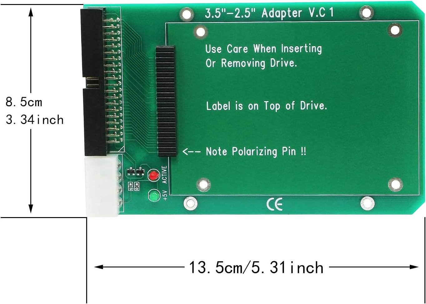 Sinloon 2 5 To 3 5 Ide Adapter Laptop 2 5 Inch To Desktop 3 5 Inch Ide Hard Drive Adapter Converter Computer Accessories Peripherals Accessories Supplies Guardebem Com