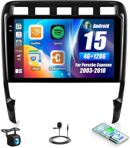 Amazon.com: [4G+64G] Android 13 Car Stereo for Porsche Cayenne