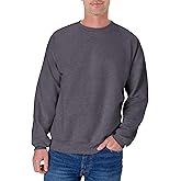 Hanes mens Ultimate Sweatshirt, Heavyweight Fleece Sweatshirt, Crewneck Pullover for Men