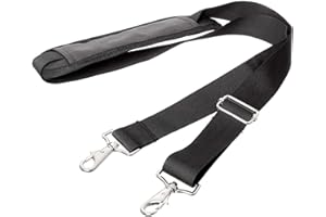 JAKAGO 61" Replacement Shoulder Strap, Padded Long Duffel Bag Strap Universal Adjustable Shoulder Belt with Non-Slip Pad