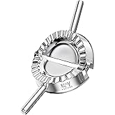 Best Utensils Stainless Steel Ravioli Mould Pierogi Dumpling Maker Wrapper Pastry Dough Cutter Kitchen Accessories (M: 4 inch