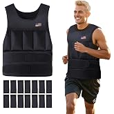 Wolliwa Adjustable Weighted Vest for Men Women,2-30 Lbs Adjustable Weighted Vest with Straps Womens Running Weight Vest for W