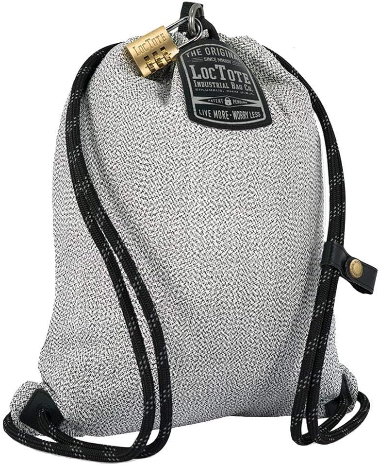 LOCTOTE Flak Sack SPORT - Lightweight Theft-Resistant Drawstring Backpack