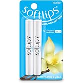 Softlips Lip Protectant/Sunscreen SPF 20, Vanilla &ndash; 2 Count per Pack (Pack of 3)