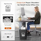 Bonsaii 8-Sheet Cross-Cut Shredder P-4 16L Bin C261-C NEW view 3