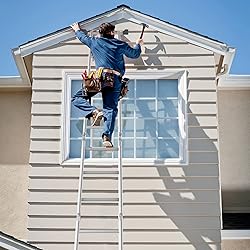 Giantex 7-in-1 12 Ft Tall Folding Step Ladder, Max