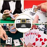 ZONJIE Automatic Card Shuffler 2 Decks Battery Operated Poker Shuffler view 4