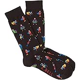 K BELL Men's Funny Animal Crew Novelty Gift Socks (1-Pair)