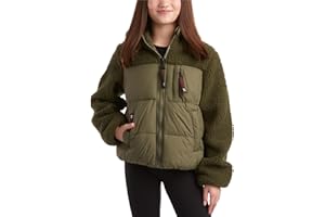 CANADA WEATHER GEAR Girls' Jacket - Sherpa Lined Puffer Coat with Hood (Size: 4-16)