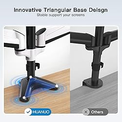 HUANUO Triple Monitor Stand - Full Motion