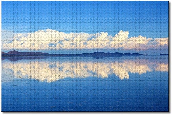 Amazon ボリビアのウユニ塩湖 大人のためのジグソーパズルキッズ1000ピース木製パズルゲームギフト用ホームデコレーション旅行のお土産 ジグソーパズル おもちゃ