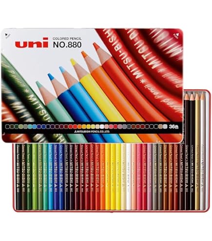 筆記具 uni colored pencil 100colors Mitsubishi Pencil Uni Colored Pencils 100 Colors Set : Amazon.ca
