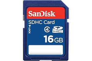 SanDisk 16GB Class 4 SDHC Flash Memory Card- SDSDB-016G (Label May Change)