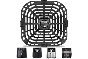 GZHCJJ Air Fryer Replacement Parts for Instant Pot Vortex 6 in 1 5.7QT 6 QT Gourmia GAF735 6 QT AirFryer, Air Fryer Accessories Tray Grill Pan Plate Crisper Plate Rack Parts,Dishwasher Safe