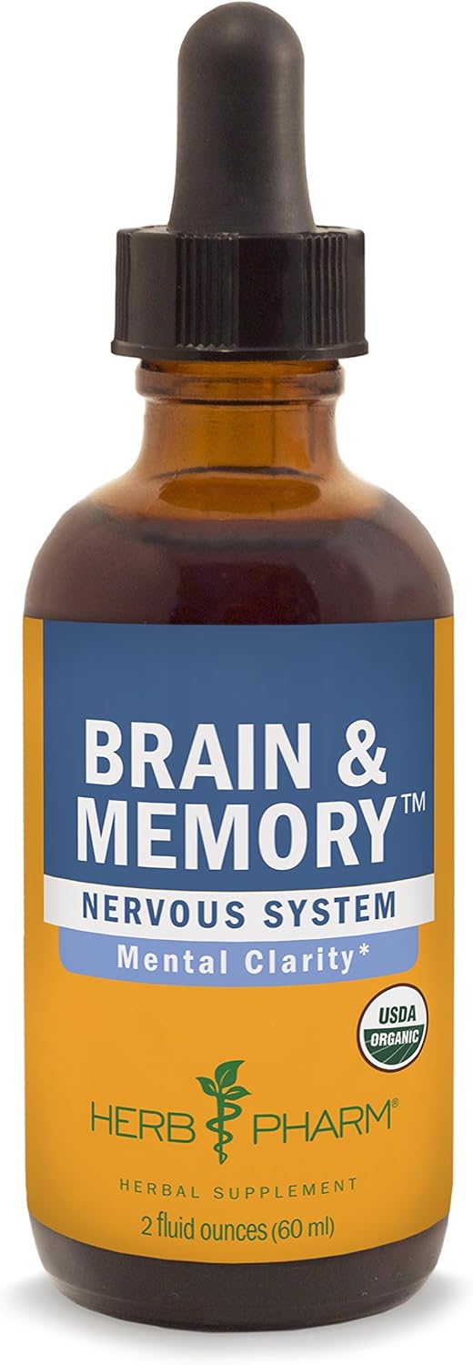 Herb Pharm Brain and Memory Herbal Liquid Formula with Ginkgo for Memory and Concentration- 2 Ounce: Health & Personal Care