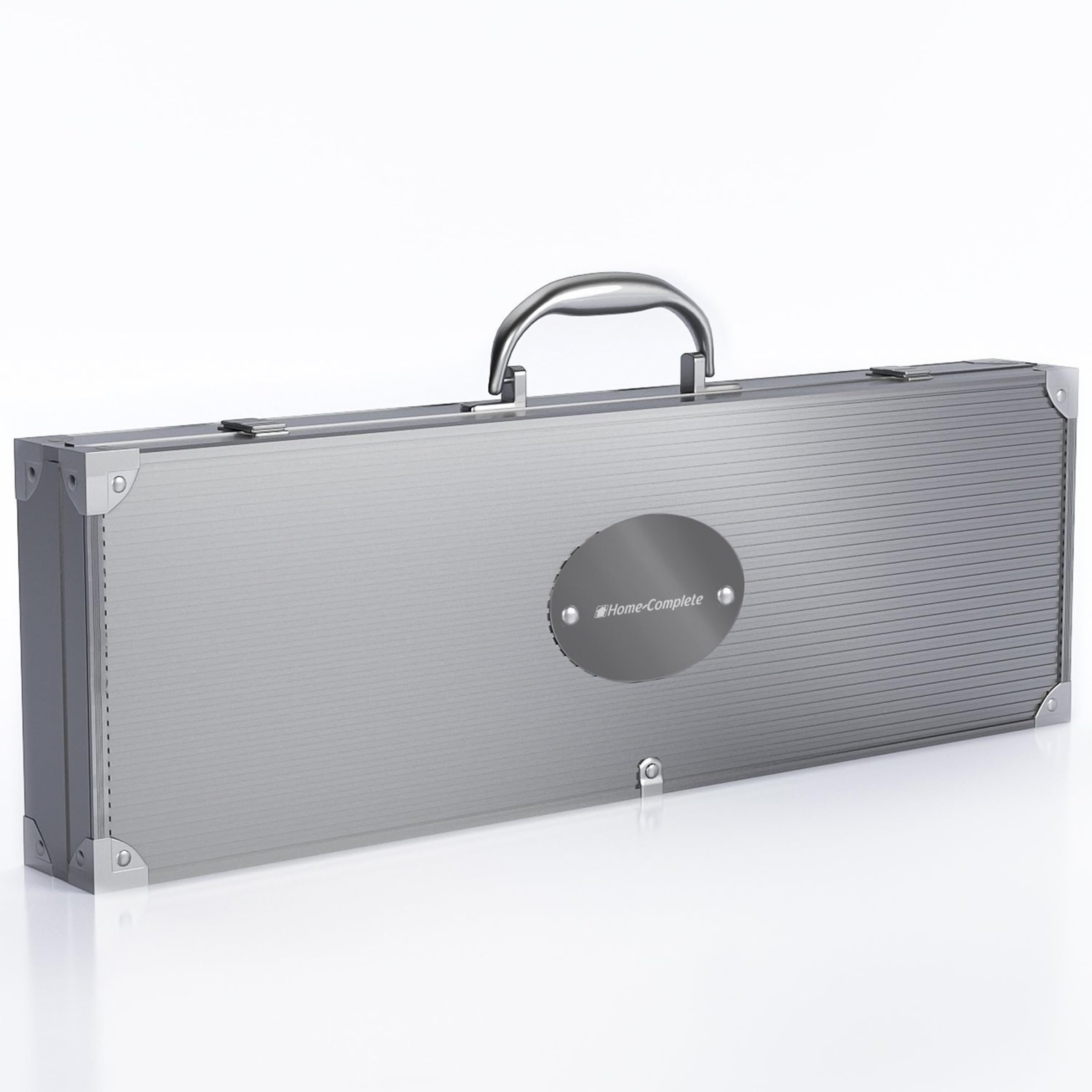 16-Piece BBQ Grill Accessories Set - Barbecue Tool Kit with Aluminum Case for Home Grilling - Great Gift for Birthday or Father’s Day by Home-Complete