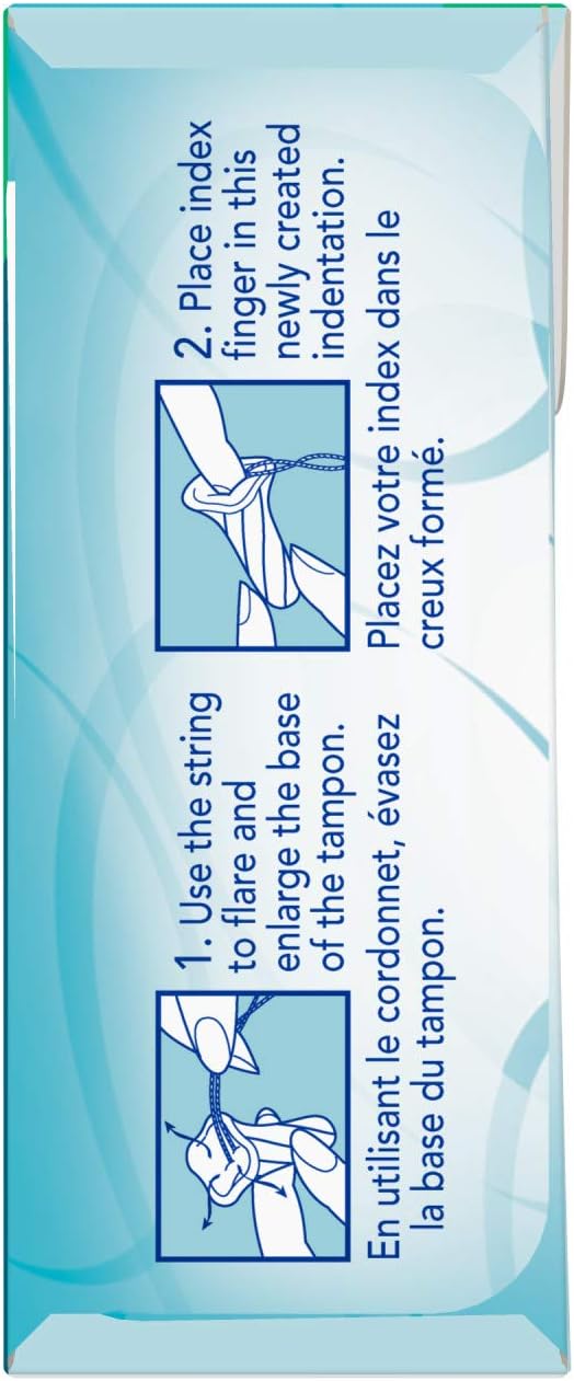 o.b. Pro Comfort Applicator Free Digital Tampons, Super Absorbency, 18 Count: Health & Personal Care
