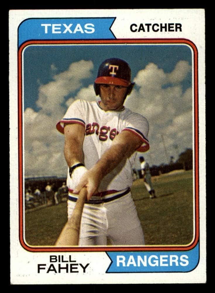 1974 Topps 558 Bill Fahey Texas Rangers (Baseball Card