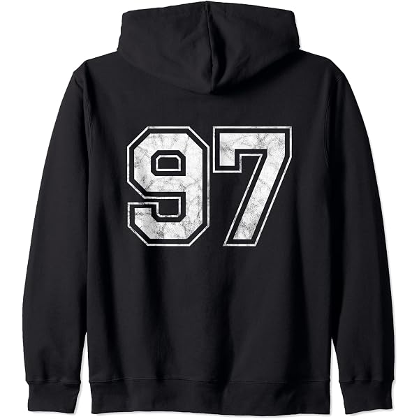 Amazon.com: Number 07 on the back Zip Hoodie : Clothing, Shoes