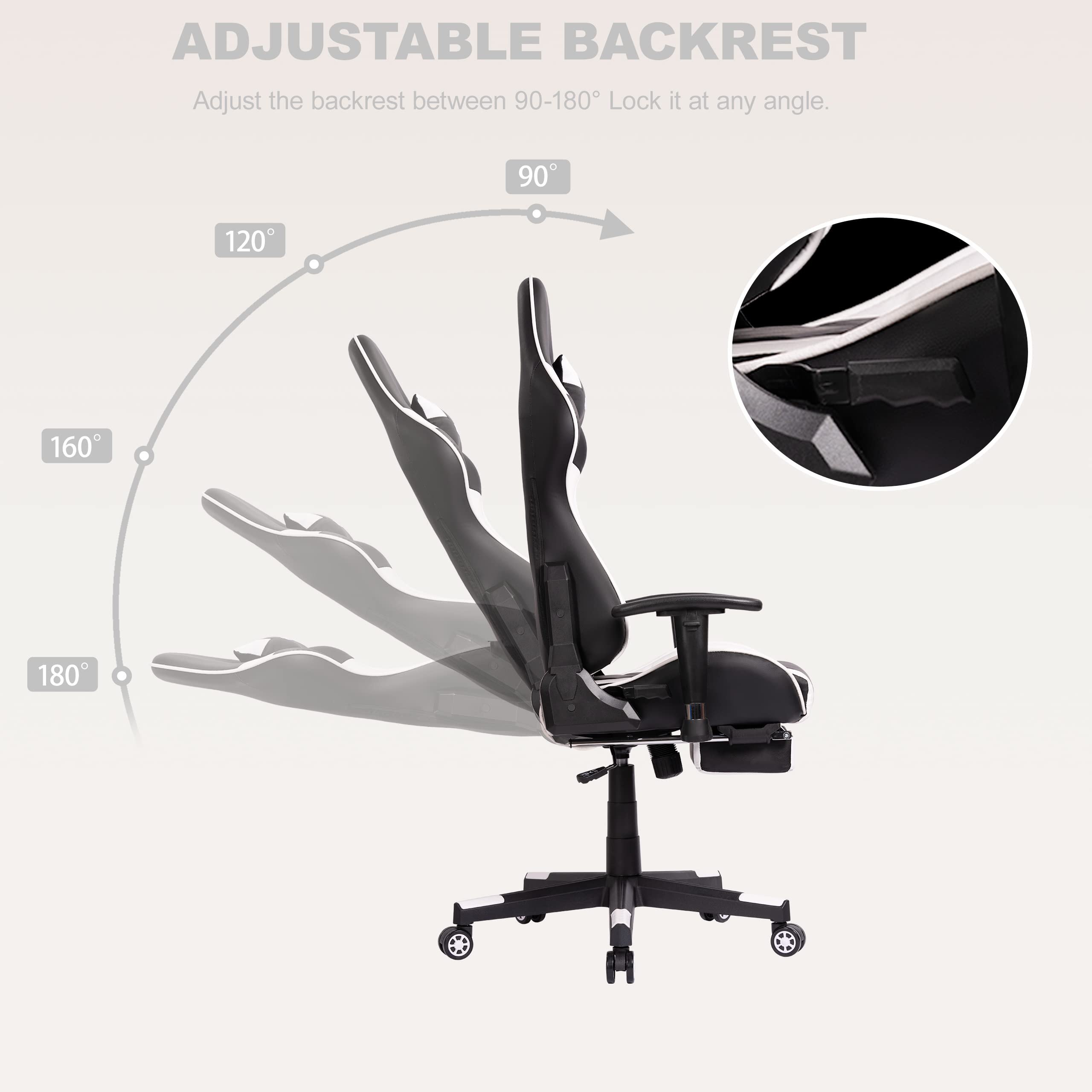 Mua OHAHO Gaming Chair Racing Style Office Chair Adjustable Massage