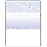 DocuGard Standard Blue Marble Top High Security Check Paper - Laser/Inkjet Printer Compatible - 11 Security Features - 500 Blank Business Checks