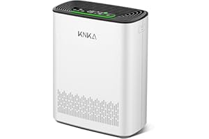 KNKA Air Purifiers for Home Large Room Bedroom Up to 1123 Ft² in 1 Hr, Washable Filters, AQI Display, Turbo Mode, Auto & Slee