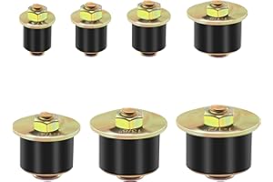 Siptenk Freeze Rubber Expansion Plug, 7 Sizes 3/4" 7/8" 1" 1-1/8" 1-1/4" 1-3/8" 1-1/2" Automotive Rubber Expandable Freeze Pl