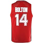 Mens Wildcats High School Basketball Jersey #14 Troy Bolton Jersey Shirt Jersey Red S-XXL