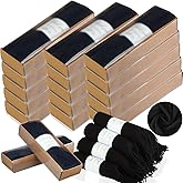 Cutecrop 18 Pack Scarf Pashmina Shawls and Wraps for Wedding Bridesmaid Party Favors Gifts Guests Bulk with Thank You Box